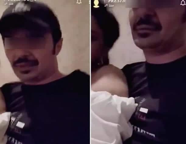 ستره الله وفضح نفسه.. “شاهد” سعودي “سافل” لم يكتف بفعلته وتفاخر بها موثقا أوضاع مخلة مع فتاة عارية
