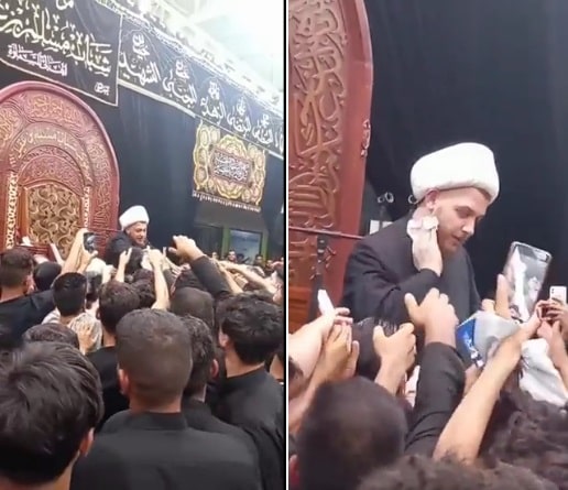 شيعة يتبركون بـ”عرق” معمم لبناني في العراق.. والمجلس الأعلى يتدخل بقرارين