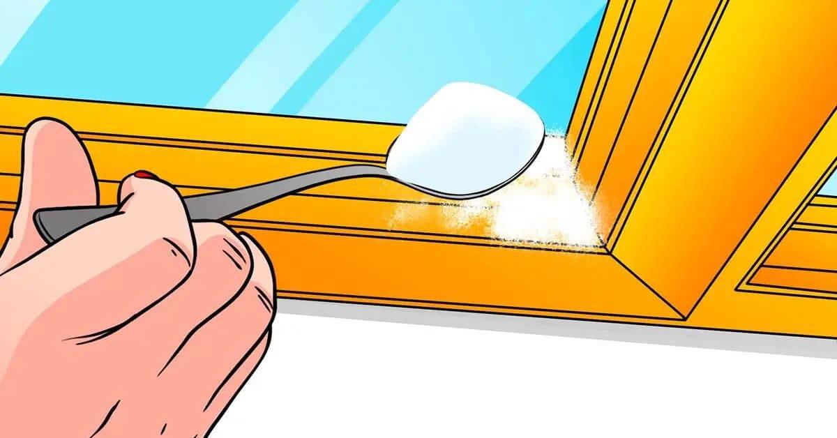 لماذا يجب وضع صودا الخبز على زوايا النوافذ؟