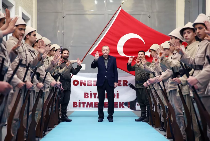 أردوغان في أقوى خطاب على الإطلاق .. دافع عن حماس وألغى زيارته لإسرائيل (شاهد)