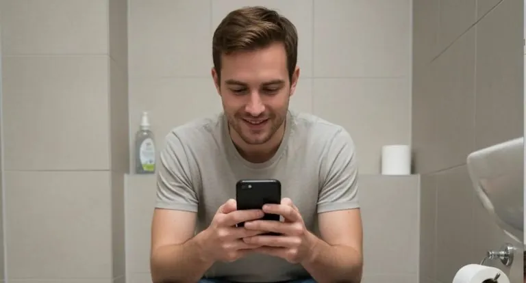 دخول الحمام بالهواتف الذكية.. يسبب مشكل صحي خطير لم تعد عادة تصفح الهاتف قبل النوم مجرّد تسلية قصيرة بل مرآة لعلاقتنا المتوترة مع التقنية وتأثيرها الخفي في توازننا النفسي اليومي