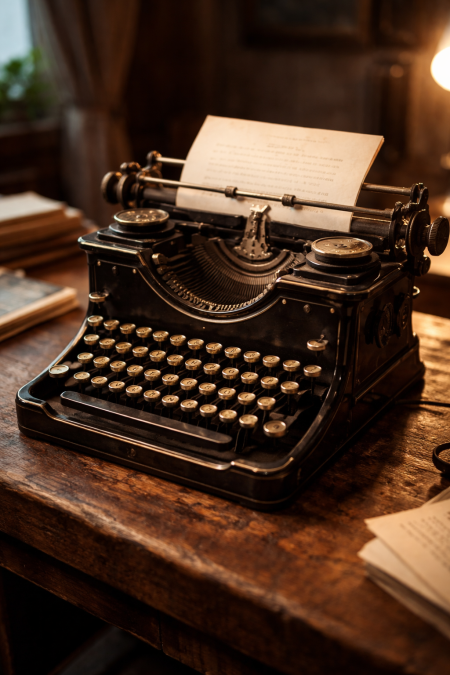 آلة طباعة قديمة