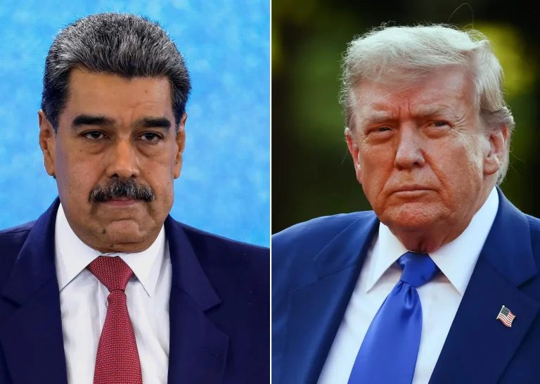 الرئيس الأمريكي والزعيم الفنزويلي