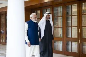 الرئيس الإماراتي والرئيس الهندي