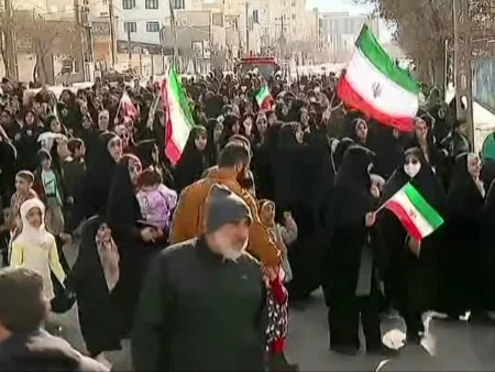 مظاهرات ضخمة في إيران