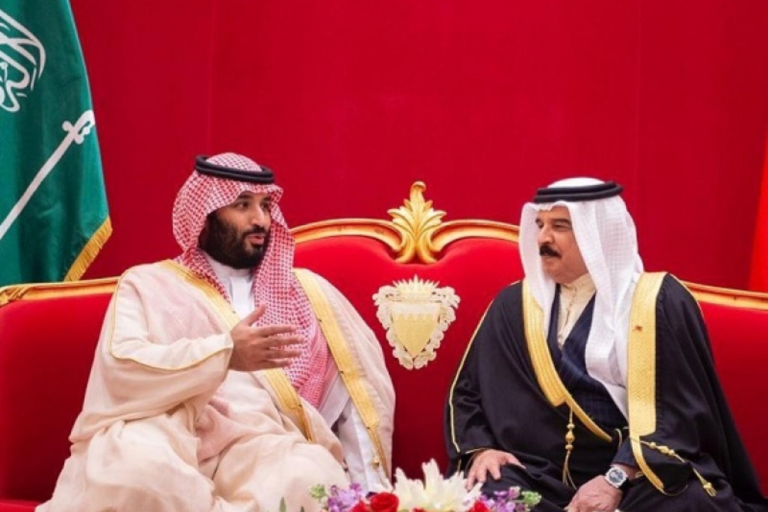 ملك البحرين وولي العهد السعودي