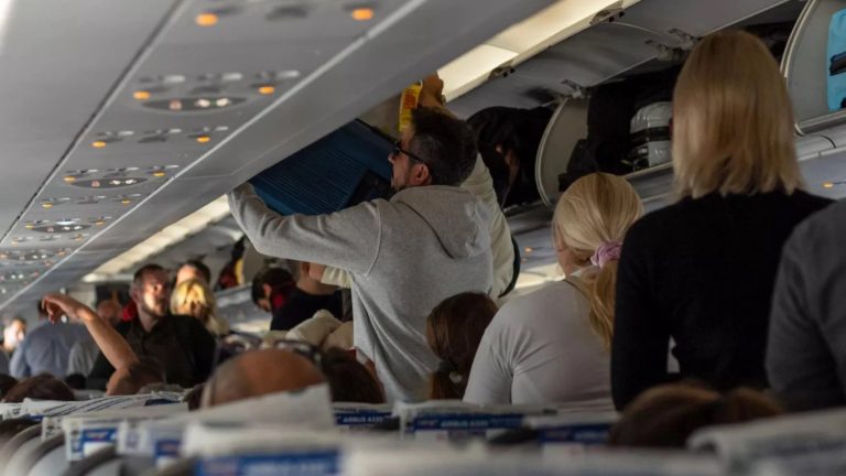 مشاهد النهوض بعد الهبوط تكشف مزيجًا من التوتر والعجلة والارتياح بين المسافرين في الطائرة وتفتح تساؤلات حول ما يخفيه السلوك اليومي من دوافع إنسانية