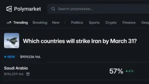 من هو المستخدم الذي توقع هجوم إيران؟ تحقيقات إسرائيلية في “توقعات مشبوهة” على بولي ماركت تداول إلكتروني لتنبؤ بضربة إيرانية يتحول إلى لغز يثير تساؤلات حول دور الذكاء الاصطناعي ومسؤولية من نشر المعلومة قبل وقوع الهجوم