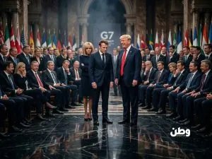 ترامب يسخر من ماكرون أمام العالم