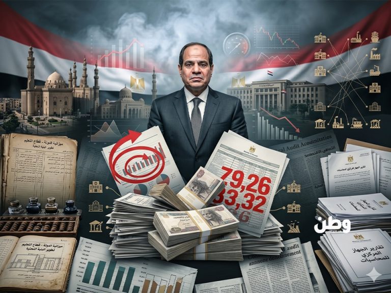 الدائرة المغلقة للاقتراض المحلي: لماذا تلتهم خدمة الدين 76% من إيرادات خزينة الدولة المصرية؟ فوائد الدين الحكومي في مصر تتجاوز 2 تريليون جنيه خلال عشرة أشهر، مستحوذة على 54% من المصروفات و76% من الإيرادات