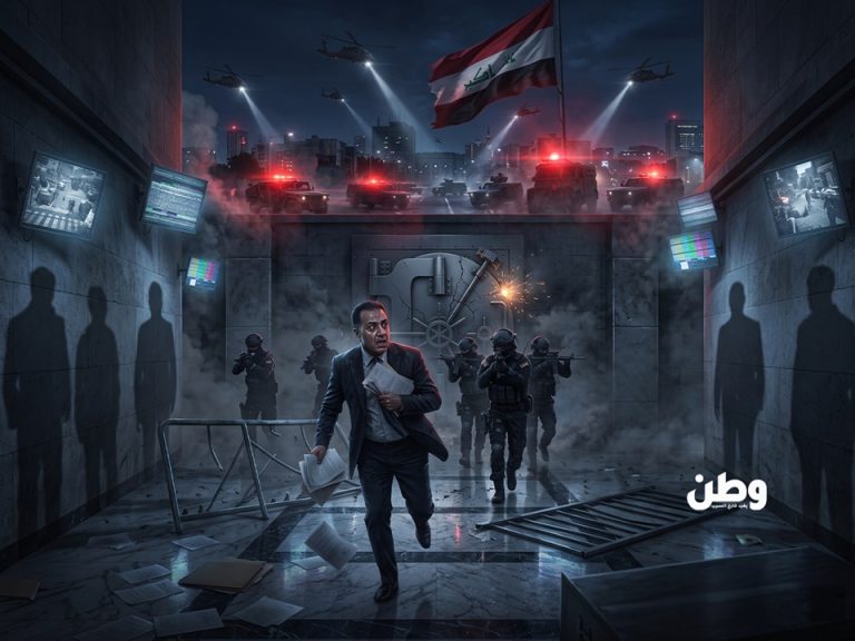 انتشار عسكري كثيف داخل المنطقة الخضراء في بغداد، وعمليات دهم واعتقالات استهدفت شخصيات سياسية وسط تكتم رسمي