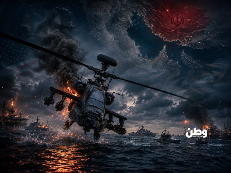 سقوط مروحية أباتشي أميركية قرب مضيق هرمز يثير تساؤلات حول أسباب الحادث